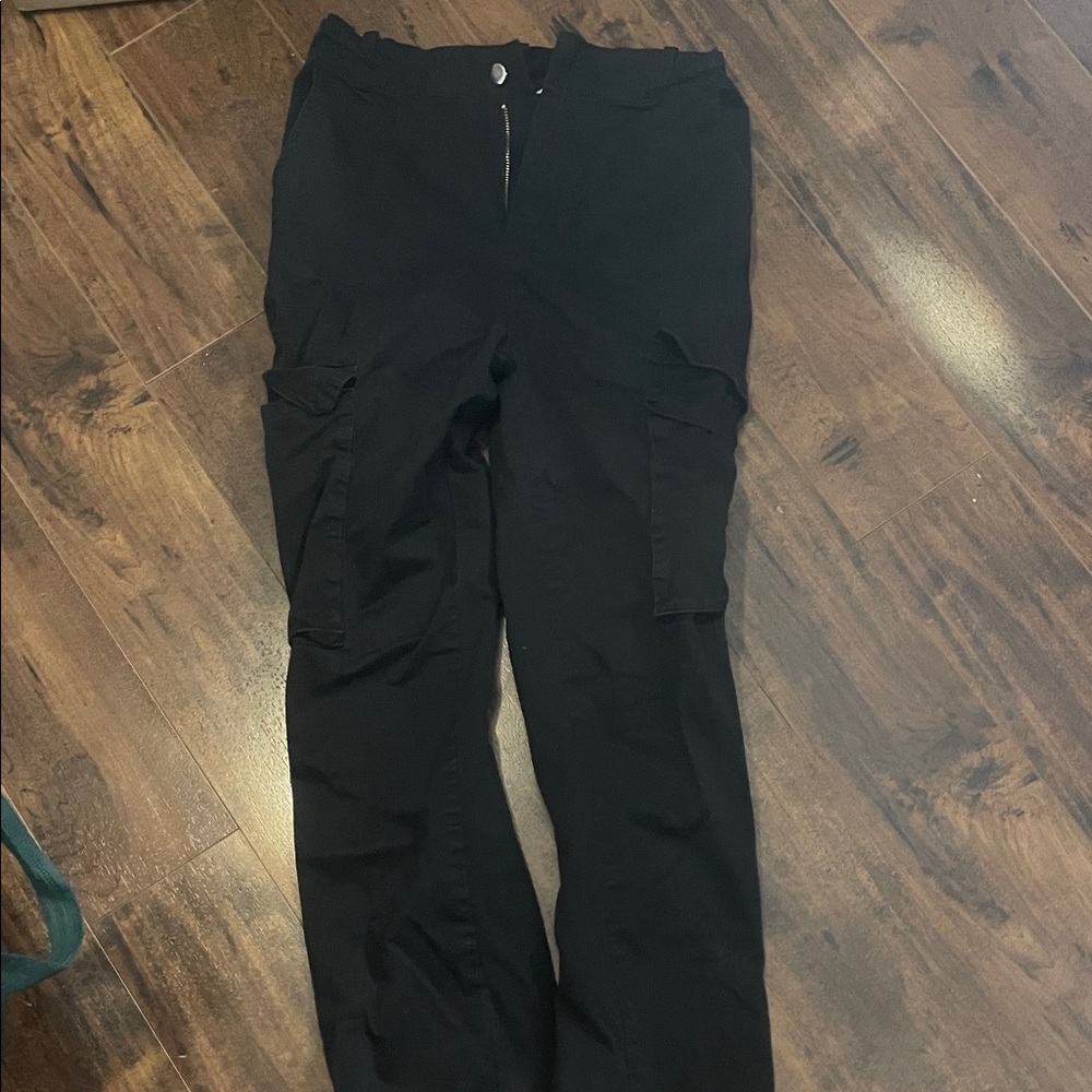 Fashion Nova Black Straight Leg Pants
